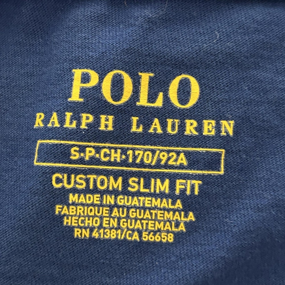 Polo Ralph Lauren Shirt Mens Small Blue 1967 Crest Graphic Slim Fit Tee - Picture 6 of 6